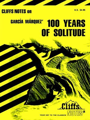 cover image of CliffsNotes on Garcia Marquez'100 Years of Solitude